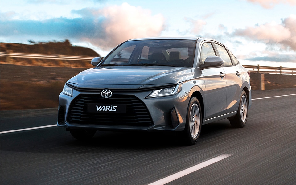 Toyota Yaris 2024 front KSA